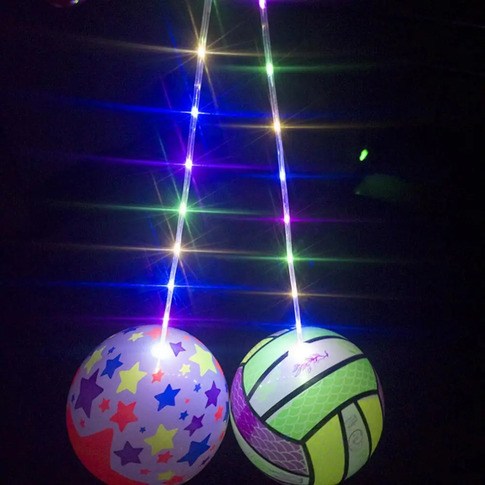 Kid Toy Luminous Flashing Sport Fitness Portable Inflatable Throwing Bouncy Ball Parent-child Outdoor Interactive Games Toy Gift
Kid Toy Luminous Flashing Sport Fitness Portable Inflatable Throwing Bouncy Ball Parent-child Outdoor Interactive Games Toy Gift