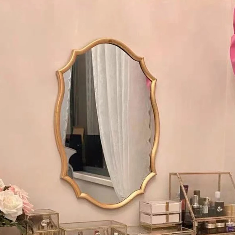 Nordic Bathroom Mirror Portable Sticker Irregular Retro Mirror Makeup Multifunct Mirror Room Decor Espejos Decorativos Home Item
Nordic Bathroom Mirror Portable Sticker Irregular Retro Mirror Makeup Multifunct Mirror Room Decor Espejos Decorativos Home Item