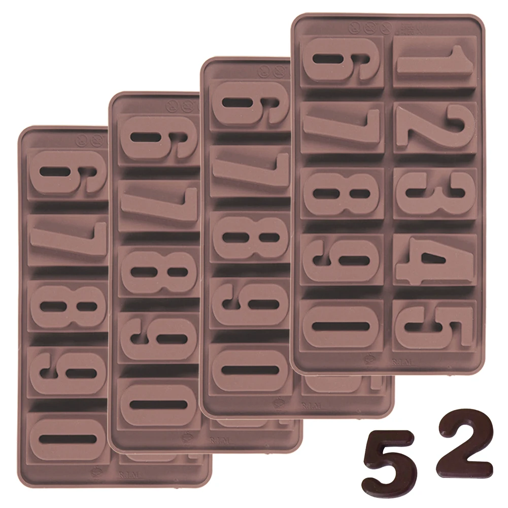 Baking Arabic Numerals Silicone Chocolate Mold Digital 0-9 Jelly Ice Fondant Mould DIY Cake Decorating Tool
Baking Arabic Numerals Silicone Chocolate Mold Digital 0-9 Jelly Ice Fondant Mould DIY Cake Decorating Tool