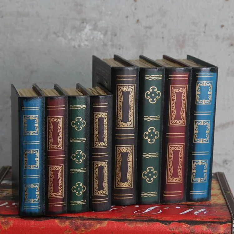 European-style Creative Retro Simulation Book Display Decoration Props Fake Book Office Store Decoration Storage Home Decor
European-style Creative Retro Simulation Book Display Decoration Props Fake Book Office Store Decoration Storage Home Decor