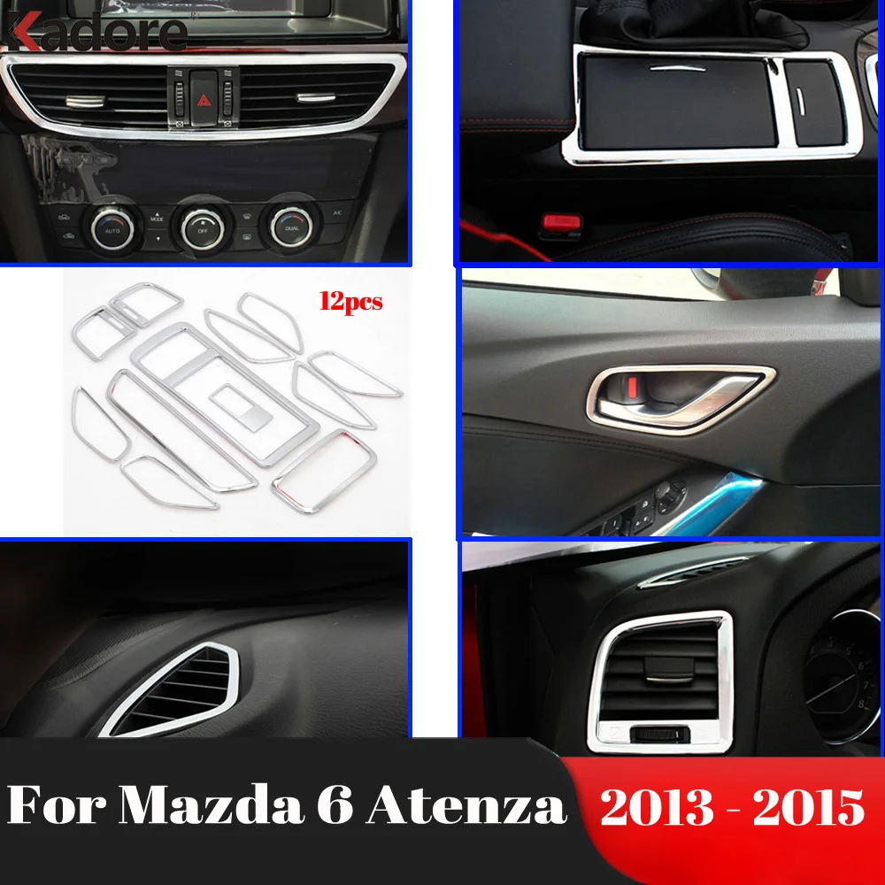 Interior Accessories For Mazda 6 M6 Atenza 2013 2014 2015 Chrome Car Air Condition Vent Outlet Inner Door Handle Bowl Cover Trim
Interior Accessories For Mazda 6 M6 Atenza 2013 2014 2015 Chrome Car Air Condition Vent Outlet Inner Door Handle Bowl Cover Trim