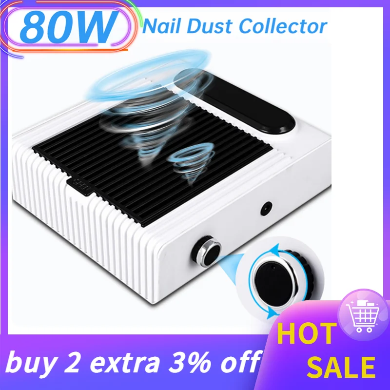80W Vacuum Nail Dust Collector For Manicure Extractor Nails Collector With Fitter Nail Dust Fan Vacuum Cleaner For Nails
80W Vacuum Nail Dust Collector For Manicure Extractor Nails Collector With Fitter Nail Dust Fan Vacuum Cleaner For Nails