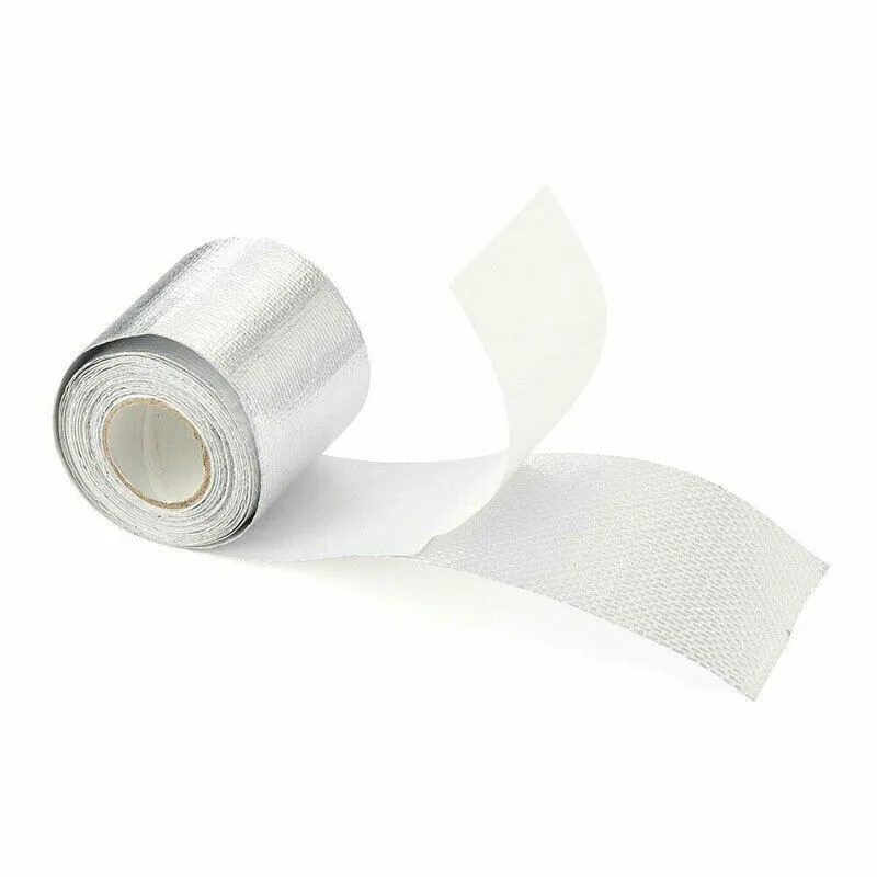 5M*5cm Exhaust Pipe Insulation Tape Aluminum Foil Thermal Wrap Titanium Heat Wrap 100% Brand New Durable Useful
5M*5cm Exhaust Pipe Insulation Tape Aluminum Foil Thermal Wrap Titanium Heat Wrap 100% Brand New Durable Useful