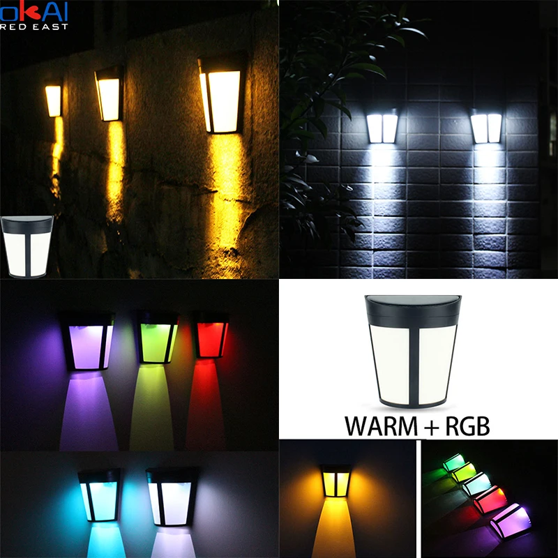 Outdoor Solar Light Led Waterproof Solar Wall Light Courtyard Fence Garden Decoration Night Induction Landscape Decorative Light
Outdoor Solar Light Led Waterproof Solar Wall Light Courtyard Fence Garden Decoration Night Induction Landscape Decorative Light