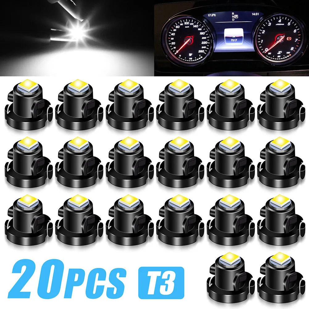 20Pcs Super Bright T3 Led Bulb Canbus Car Interior Lights Indicator Dashboard Warming Instrument 1210 SMD Lamps Light Bulbs
20Pcs Super Bright T3 Led Bulb Canbus Car Interior Lights Indicator Dashboard Warming Instrument 1210 SMD Lamps Light Bulbs