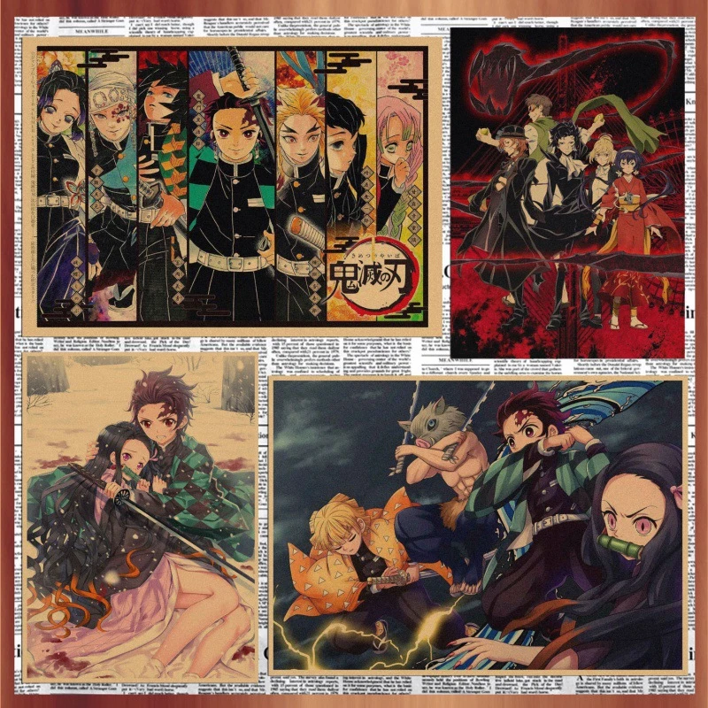 Anime Poster Demon Slayer Anime Figures Tanjirou Wall Art Poster Kids Room Decor Kraft Paper Poster Wall Painting Birthday Gifts
Anime Poster Demon Slayer Anime Figures Tanjirou Wall Art Poster Kids Room Decor Kraft Paper Poster Wall Painting Birthday Gifts
