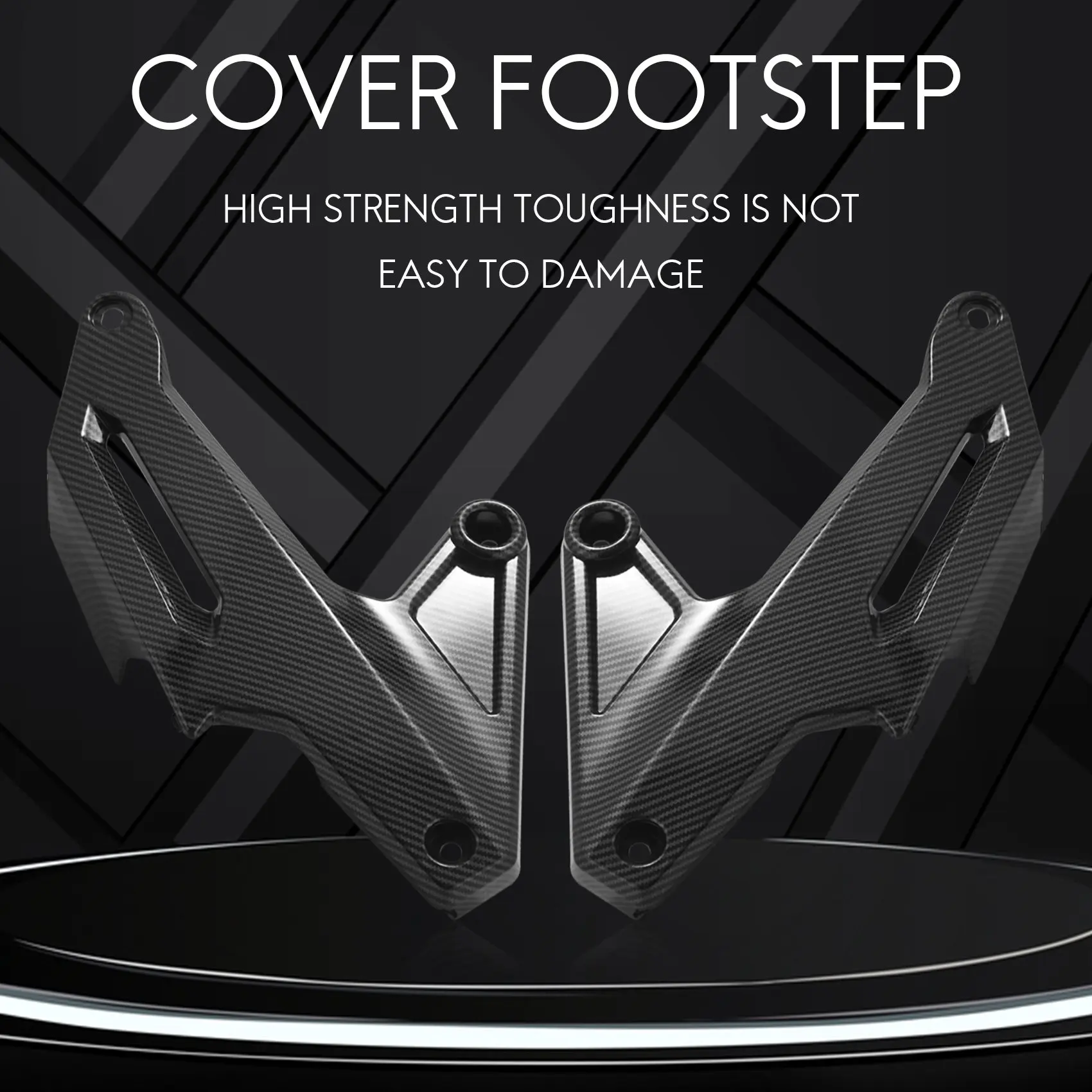 Motorcycle Accessories Cover Footstep Carbon Carbon Fiber Pattern Texture Guard for ADV150 2019-2021
Motorcycle Accessories Cover Footstep Carbon Carbon Fiber Pattern Texture Guard for ADV150 2019-2021
