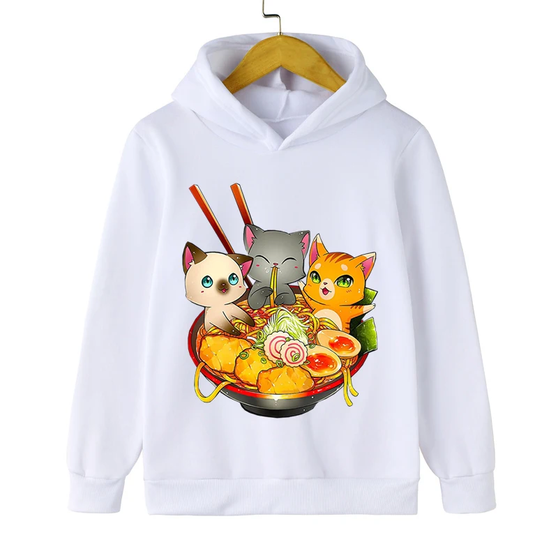 Ramen Cats Print Fashion Kids Clothes Girls Japanese Style Hoodies Spring Fall Cartoon Hoody Kawaii Animal Baby Boy Sweatshirts
Ramen Cats Print Fashion Kids Clothes Girls Japanese Style Hoodies Spring Fall Cartoon Hoody Kawaii Animal Baby Boy Sweatshirts