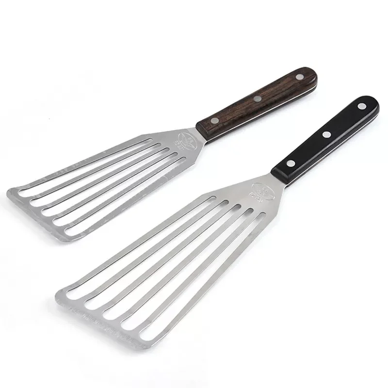 Stainless Steel Slotted Turner & Fish Spatula With Wooden Handle - Kitchen Tools by Leeseph
Stainless Steel Slotted Turner & Fish Spatula With Wooden Handle - Kitchen Tools by Leeseph