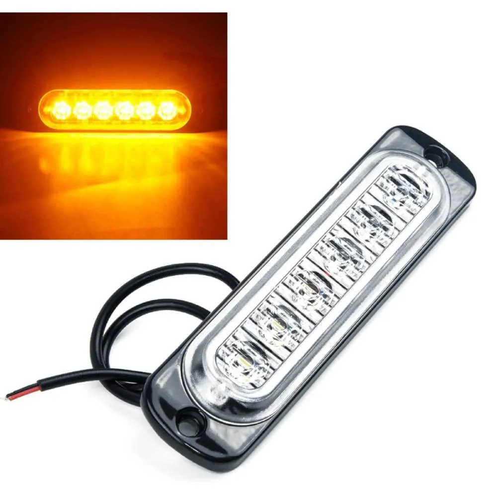 Car Work Warn Light Safety Urgent Always Bright Lamp 12~24V Amber 6LED Off-Road Truck Super Bright Daytime Running Light
Car Work Warn Light Safety Urgent Always Bright Lamp 12~24V Amber 6LED Off-Road Truck Super Bright Daytime Running Light