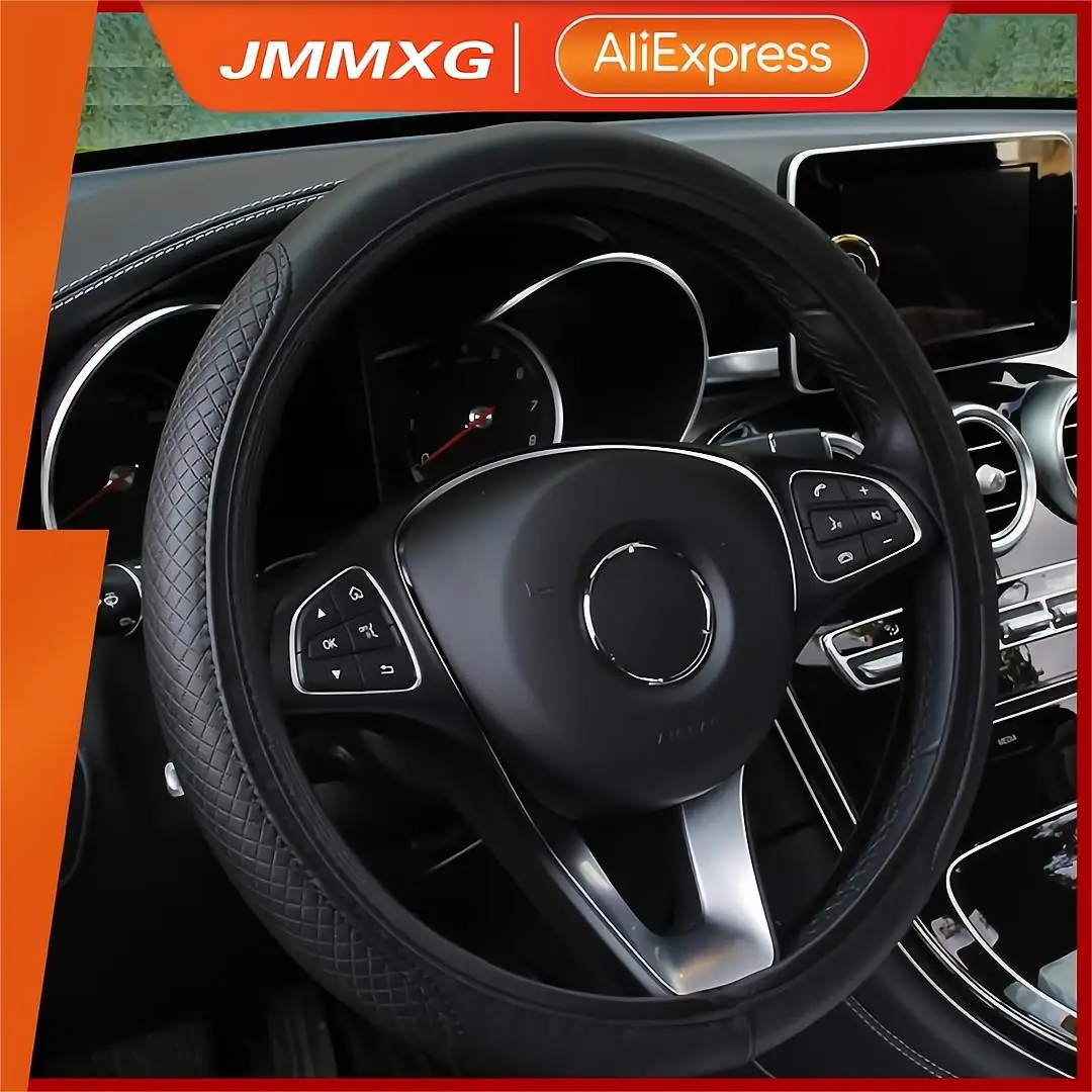 Universal Car Steering Wheel Cover For VW Volkswagen Golf 4 5 6 GTI Polo Car Accessories 37-39cm Steering Wheel Protector Cover
Universal Car Steering Wheel Cover For VW Volkswagen Golf 4 5 6 GTI Polo Car Accessories 37-39cm Steering Wheel Protector Cover