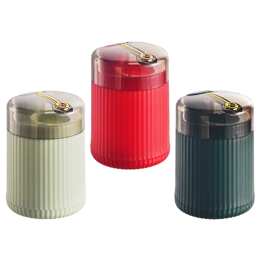 3 Pcs Toothpicks Case Containers Lids Cotton Swabs Holder Organizer Lid Toothpick Holder Push Type Automatic Toothpick Dispenser
3 Pcs Toothpicks Case Containers Lids Cotton Swabs Holder Organizer Lid Toothpick Holder Push Type Automatic Toothpick Dispenser