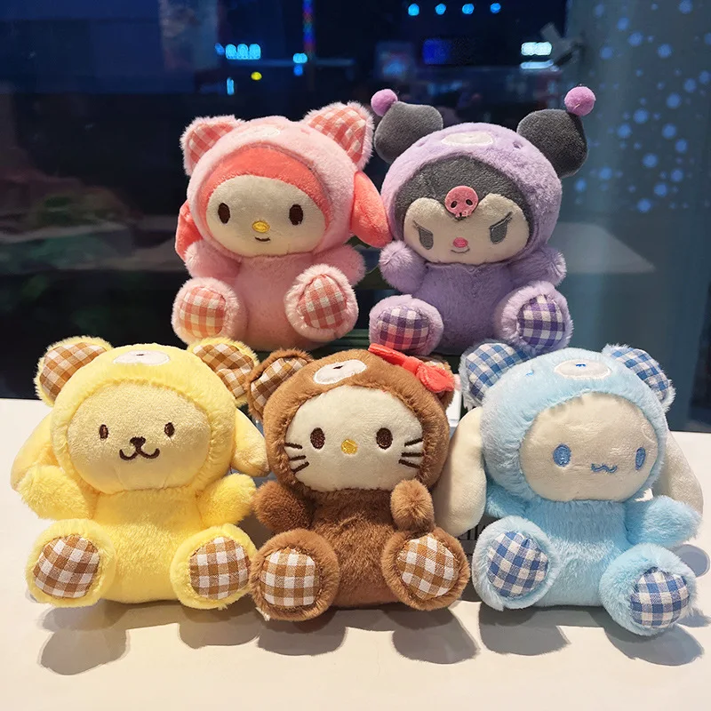 Sanrio Cinnamoroll плюшевый брелок Hello Kitty Kuromi Kawaii мягкие милые плюшевые игрушки подвеска для детей рождественские подарки
Sanrio Cinnamoroll плюшевый брелок Hello Kitty Kuromi Kawaii мягкие милые плюшевые игрушки подвеска для детей рождественские подарки