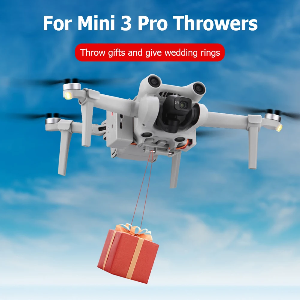 Airdrop System Drone Fishing Bait Wedding Ring Gift Deliver Life Rescue Thrower Accessories for DJI Mini 3 Pro
Airdrop System Drone Fishing Bait Wedding Ring Gift Deliver Life Rescue Thrower Accessories for DJI Mini 3 Pro