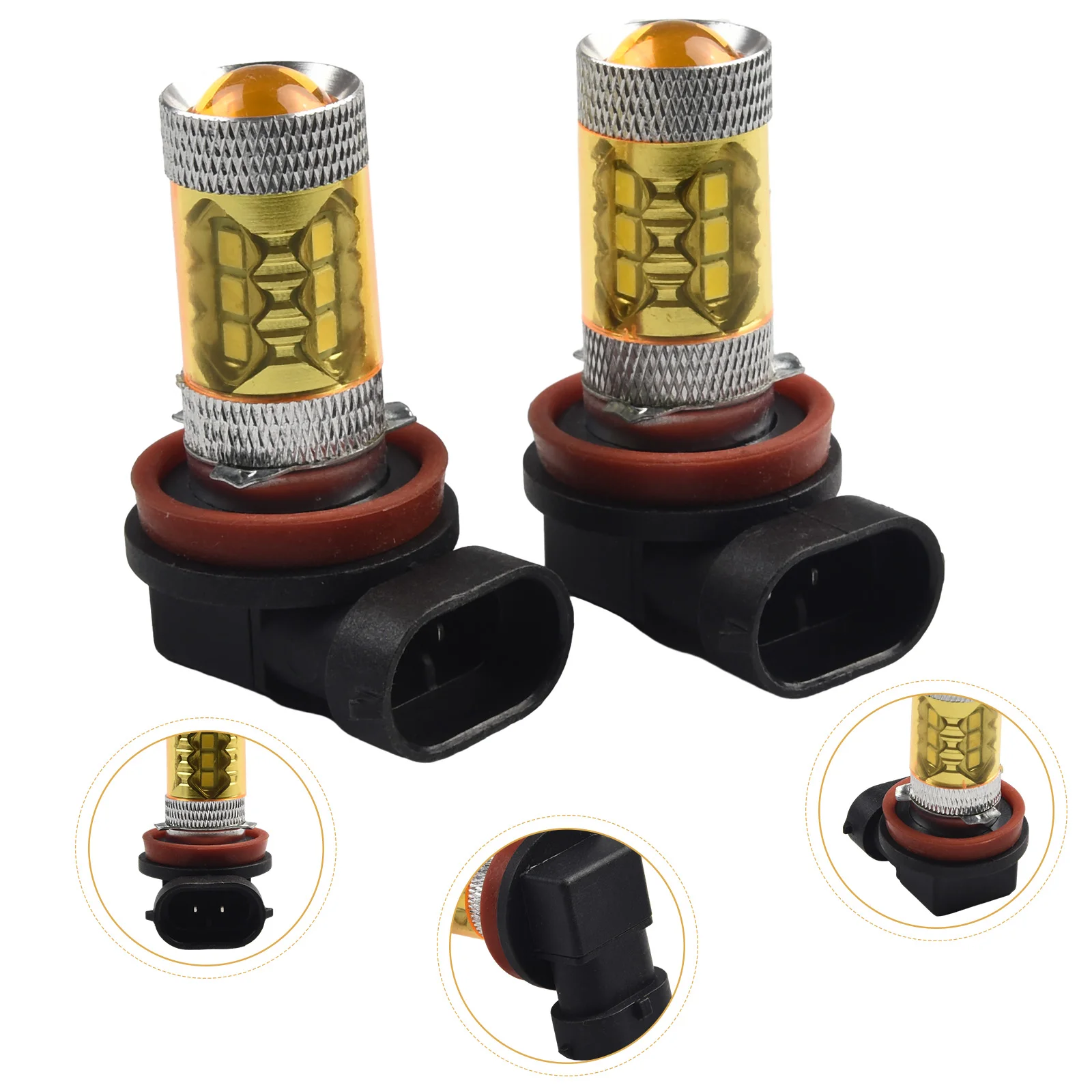 Fog Lamp Fog Light Yellow 12V DC 1500LM 3000K 360 Degrees 50000H High Power LED Bulbs Lamp Car Lamp Car Lights
Fog Lamp Fog Light Yellow 12V DC 1500LM 3000K 360 Degrees 50000H High Power LED Bulbs Lamp Car Lamp Car Lights