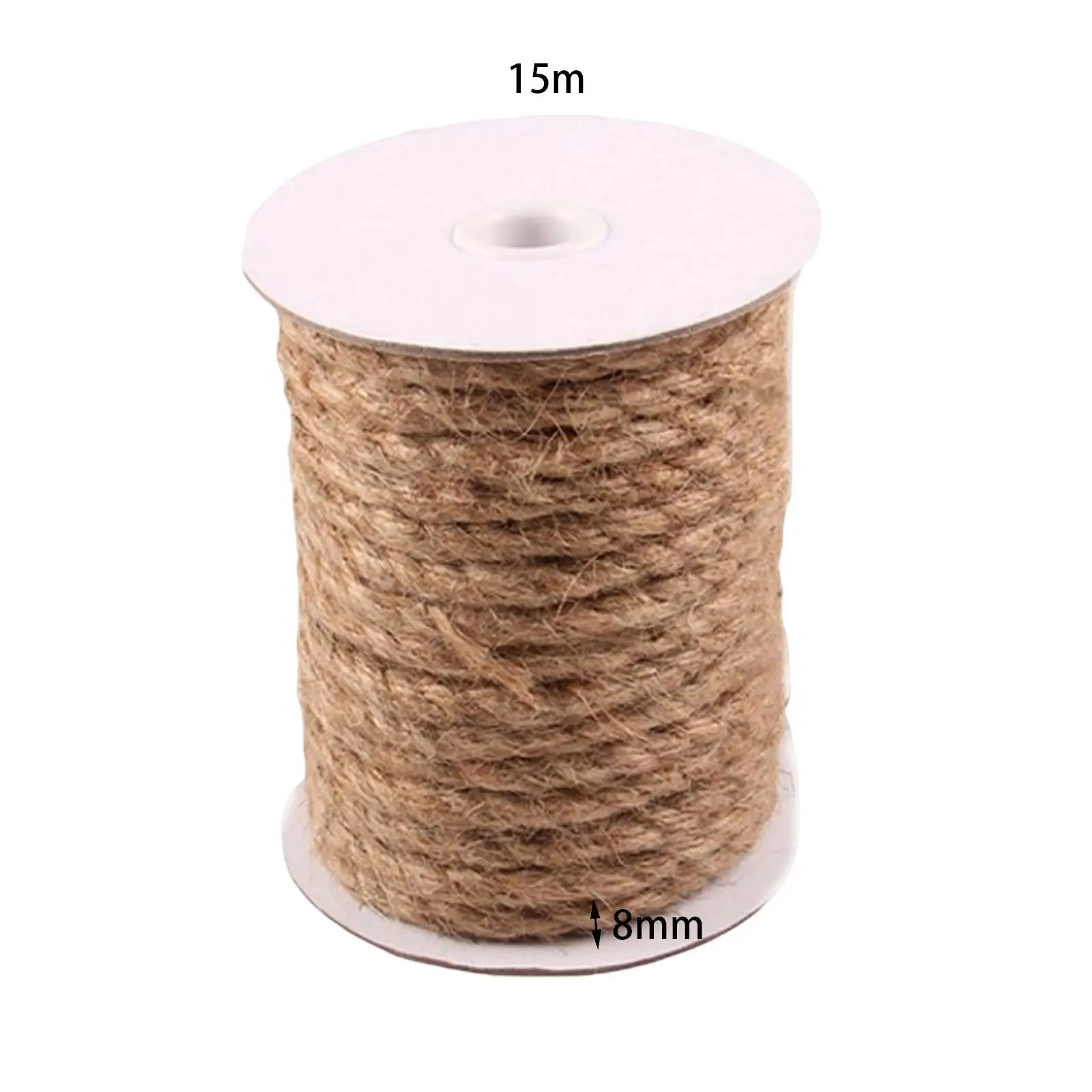 8mm Jute Rope Strong Hand Woven Thick Hemp Rope for Plant Hanger DIY Decoration Gift Wrapping Decorative Accents
8mm Jute Rope Strong Hand Woven Thick Hemp Rope for Plant Hanger DIY Decoration Gift Wrapping Decorative Accents