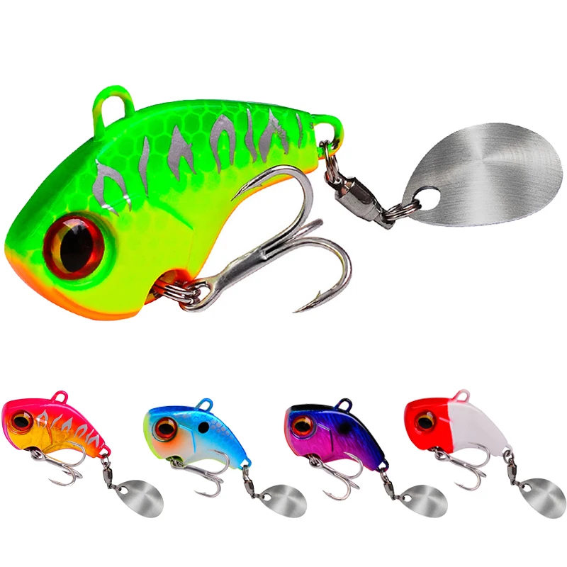 Fishing Lures Wobble Rotating Metal VIB Vibration Bait for Pike Bass Trout Treble Hook Artificial Hard Baits Spinner Spoon Lure
Fishing Lures Wobble Rotating Metal VIB Vibration Bait for Pike Bass Trout Treble Hook Artificial Hard Baits Spinner Spoon Lure