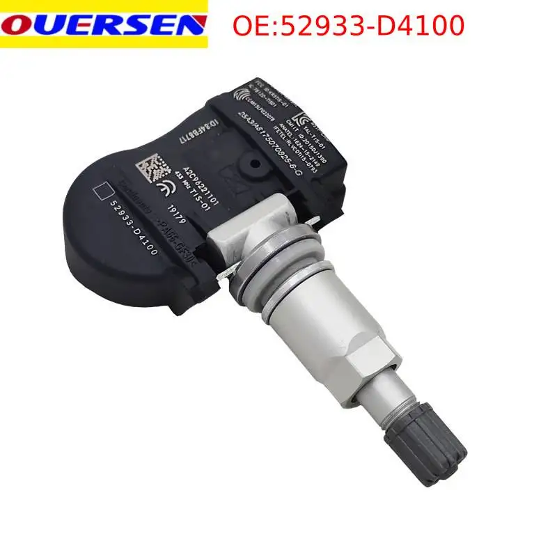 4x TPMS Sensor 52933D4100 52933D9100 52933-D9100 52933-D4100 Car Tire Pressure Monitoring System For HYUNDAI KIA 433 MHZ Sensors
4x TPMS Sensor 52933D4100 52933D9100 52933-D9100 52933-D4100 Car Tire Pressure Monitoring System For HYUNDAI KIA 433 MHZ Sensors