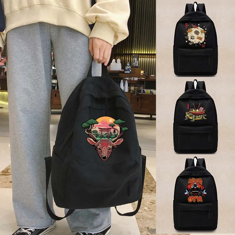 

Teen Unisex Travel Backpacks College School Bag New Backpack For Women Shoulders Laptop Bags Commute Sport Knapsack Japan Print