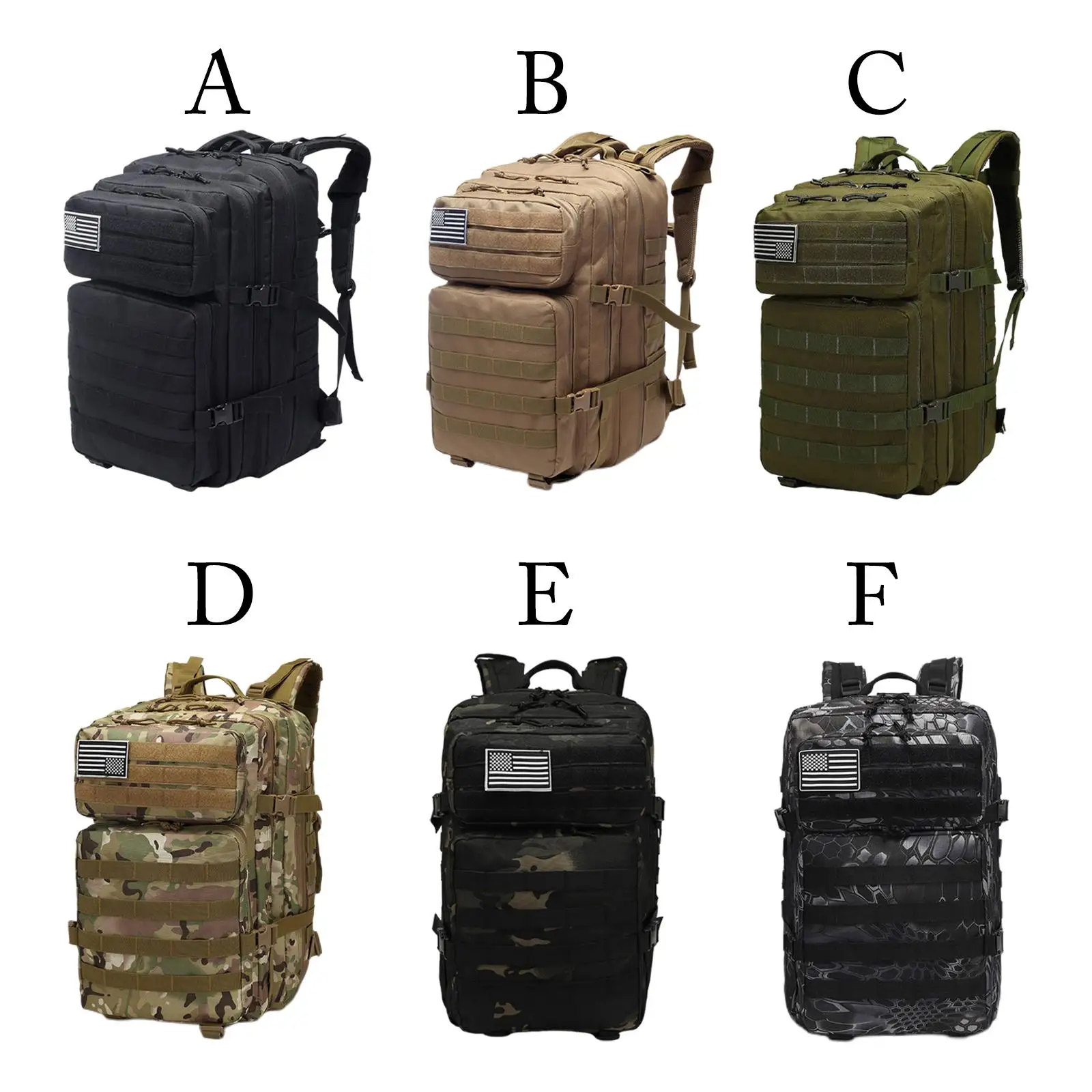 Hiking Backpack Large Capacity Outdoor Camping Travel Waterproof Backpack for Climbing Hunting Sports
Hiking Backpack Large Capacity Outdoor Camping Travel Waterproof Backpack for Climbing Hunting Sports