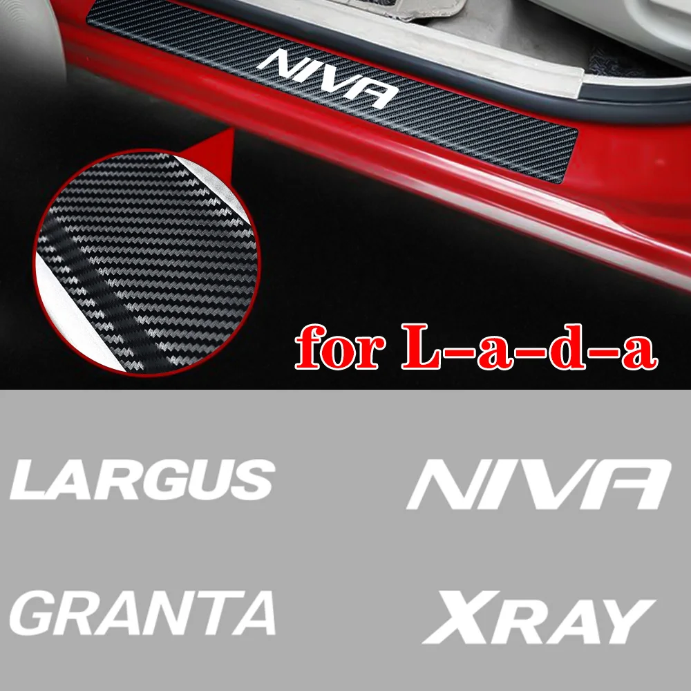 Carbon Fiber Car Door Sill Protector Stickers Decor Auto Accessories For Lada Kalina Granta Priora 4x4 Niva Largus Samara XRay
Carbon Fiber Car Door Sill Protector Stickers Decor Auto Accessories For Lada Kalina Granta Priora 4x4 Niva Largus Samara XRay