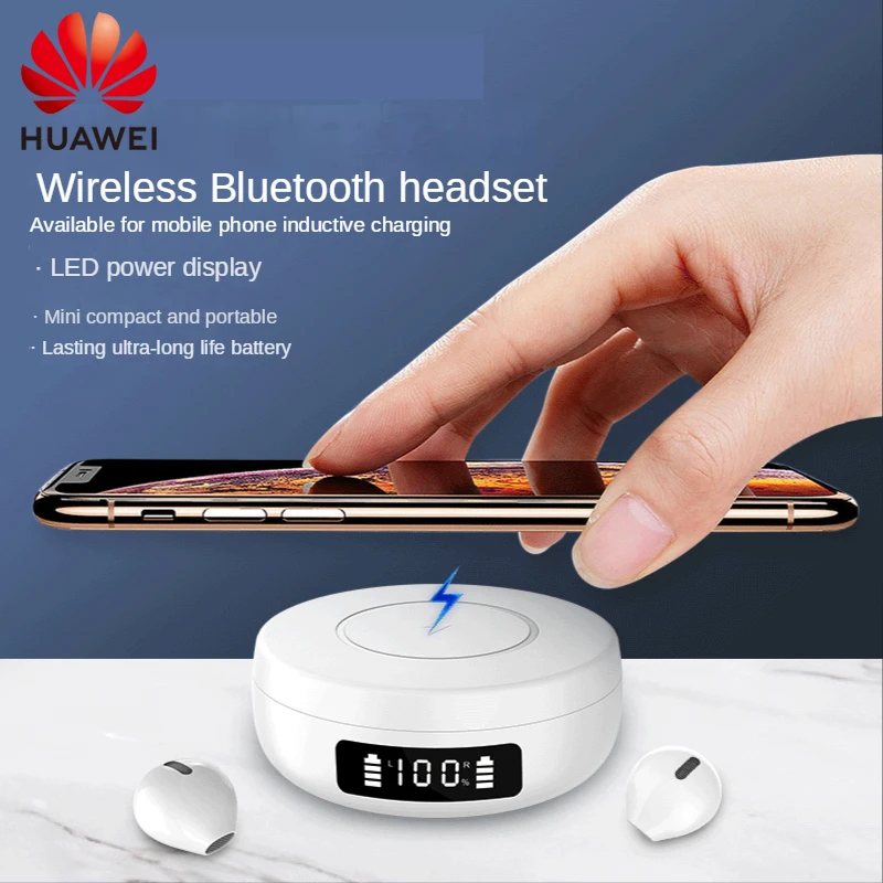 Huawei Headset TWS Wireless Bluetooth Headset Wireless Charging Quick Charging Mini Earplug Noise Reduction Digital Display 5.2
Huawei Headset TWS Wireless Bluetooth Headset Wireless Charging Quick Charging Mini Earplug Noise Reduction Digital Display 5.2