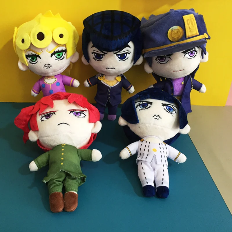 JoJo's Bizarre Adventure Golden Wind Kujo Jotaro Giorno Giovanna Bruno Bucciarati Anime Props Soft Doll Plush Toy
JoJo's Bizarre Adventure Golden Wind Kujo Jotaro Giorno Giovanna Bruno Bucciarati Anime Props Soft Doll Plush Toy