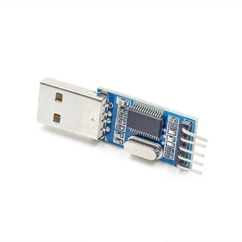 

USB to TTL serial port in nine upgrade Brush plate PL2303HX is module STC MCU download cable