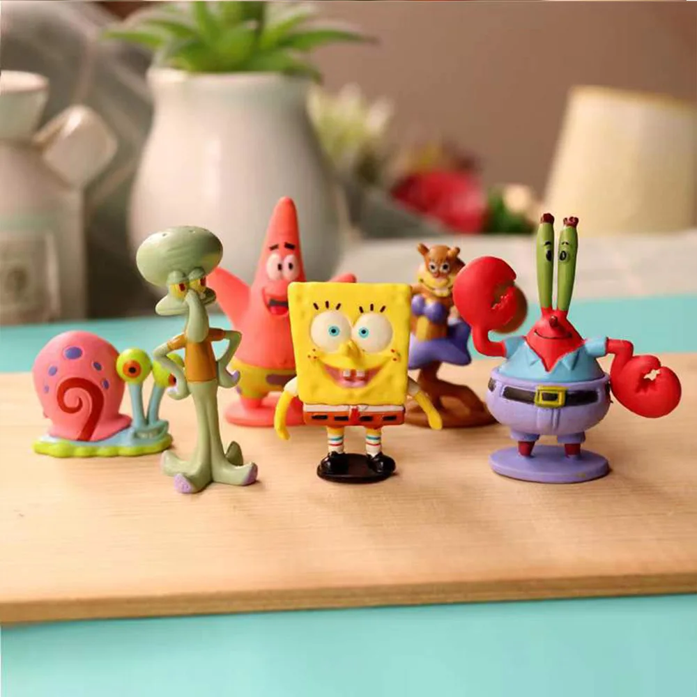 Набор игрушек для детей, 3-6 штук, фигурки Bobs, Патрик, звезда, Юджин, Соболь, микро-пейзаж, аквариум
Набор игрушек для детей, 3-6 штук, фигурки Bobs, Патрик, звезда, Юджин, Соболь, микро-пейзаж, аквариум