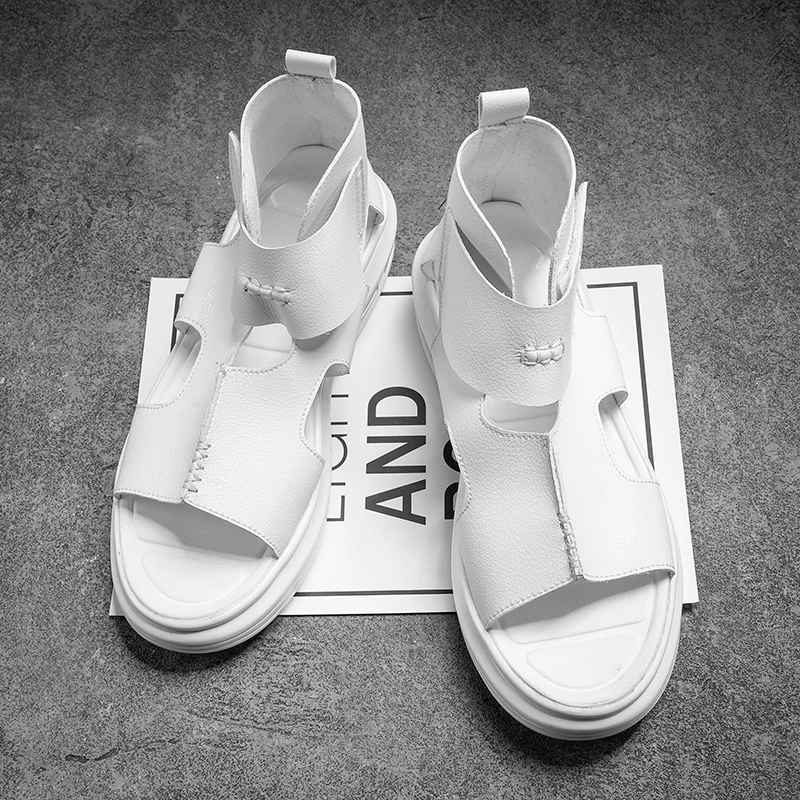 SUMMER SANDAL MAN LEATHER Men's Beach Sandals Air Shoes Summer Leather Flat Big Size SLIPPER Roman Man AIR SHOE NEW FASHION
SUMMER SANDAL MAN LEATHER Men's Beach Sandals Air Shoes Summer Leather Flat Big Size SLIPPER Roman Man AIR SHOE NEW FASHION