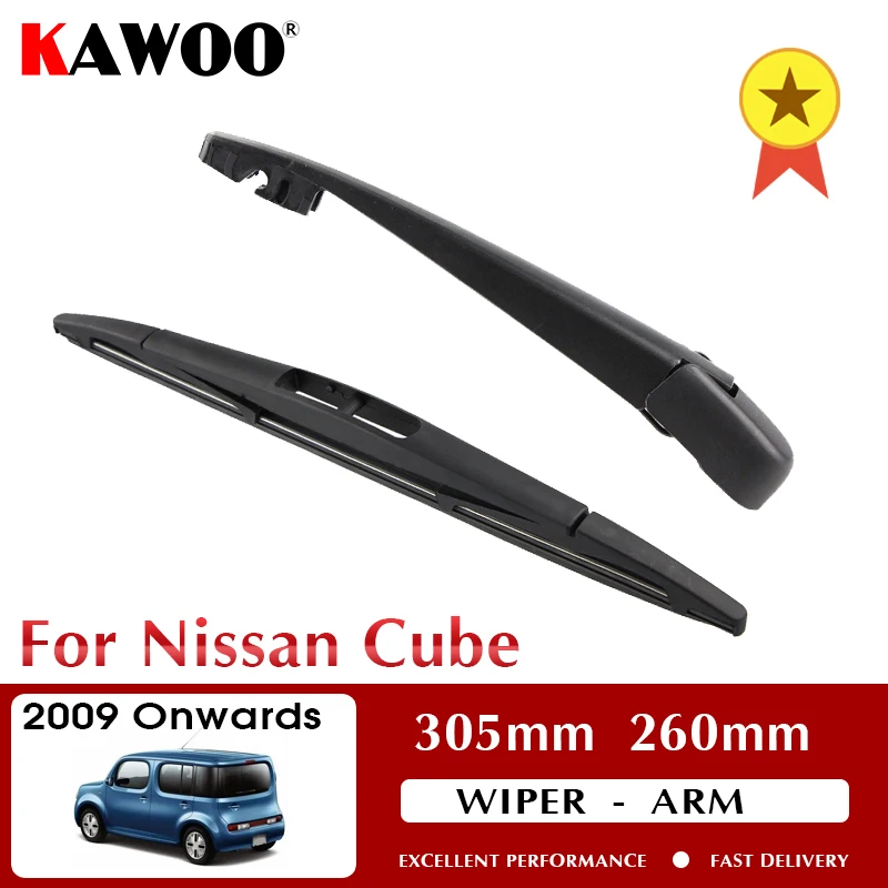 KAWOO Car Rear Wiper Blade Blades Back Window Wipers Arm For Nissan Cube Hatchback 2009 Onwards 305mm Windscreen Wiper 
KAWOO Car Rear Wiper Blade Blades Back Window Wipers Arm For Nissan Cube Hatchback 2009 Onwards 305mm Windscreen Wiper