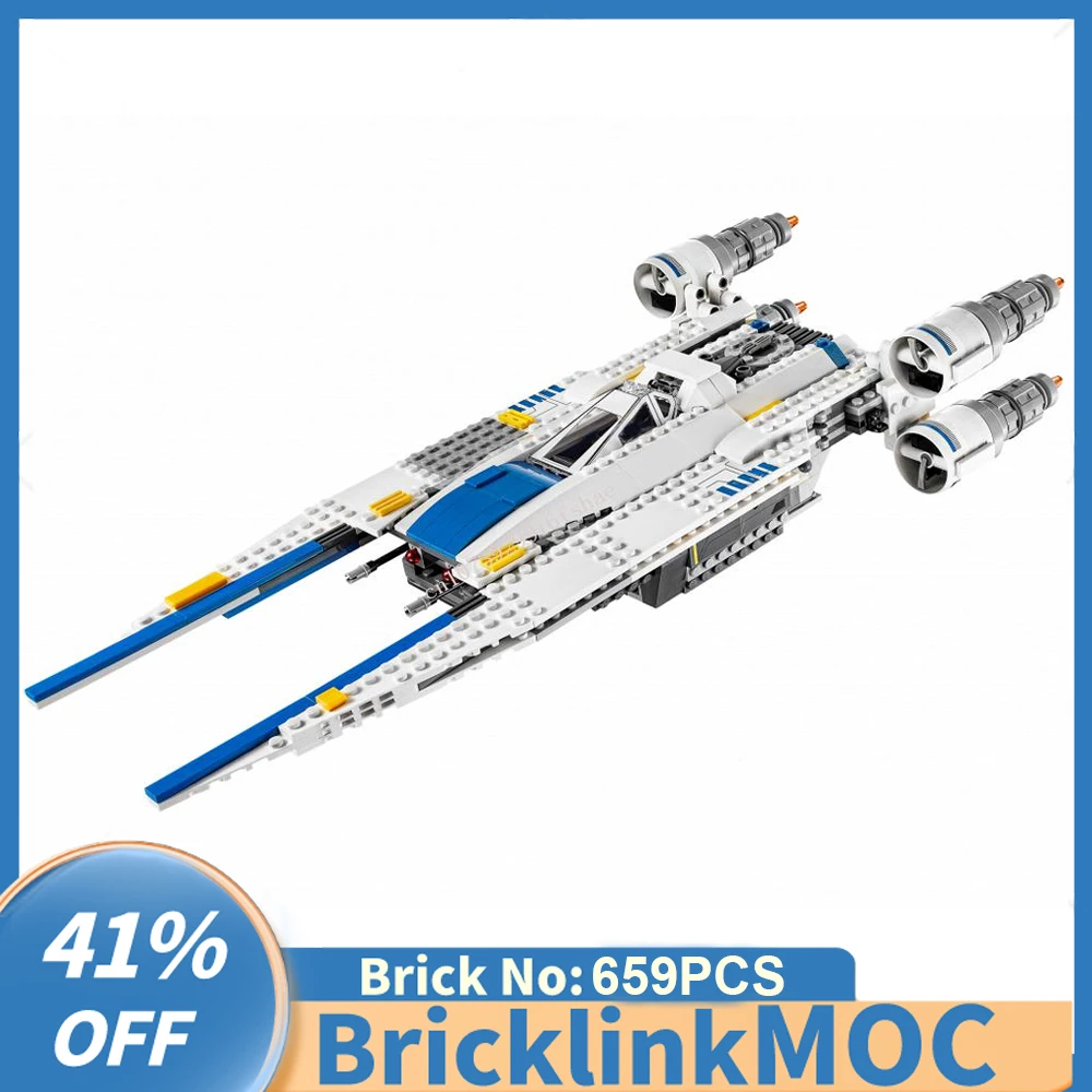 NEW 659PCS Famous space Movie Series MOC U-wing fighter Model creative ideas Children Toy BirthdayGift Christmas Building Blocks
NEW 659PCS Famous space Movie Series MOC U-wing fighter Model creative ideas Children Toy BirthdayGift Christmas Building Blocks