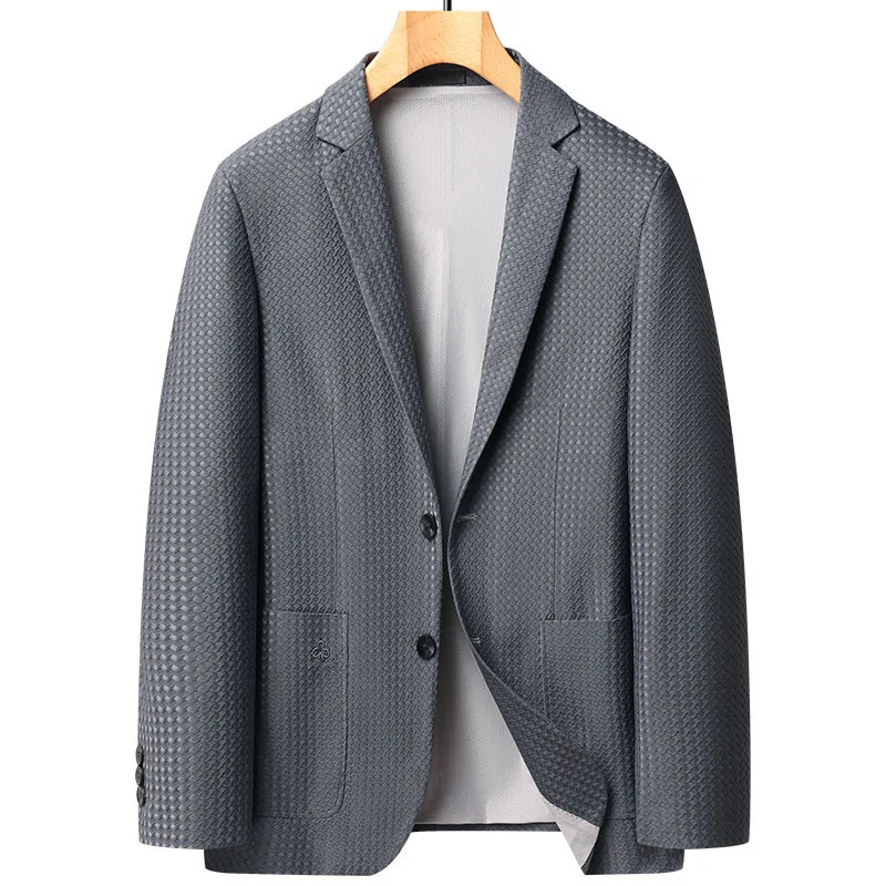 Spring Autumn Suit Seersucker Thin Men Leisure Blazer Western-style Clothes Fashion Jacket Male Thin Coat Tops
Spring Autumn Suit Seersucker Thin Men Leisure Blazer Western-style Clothes Fashion Jacket Male Thin Coat Tops