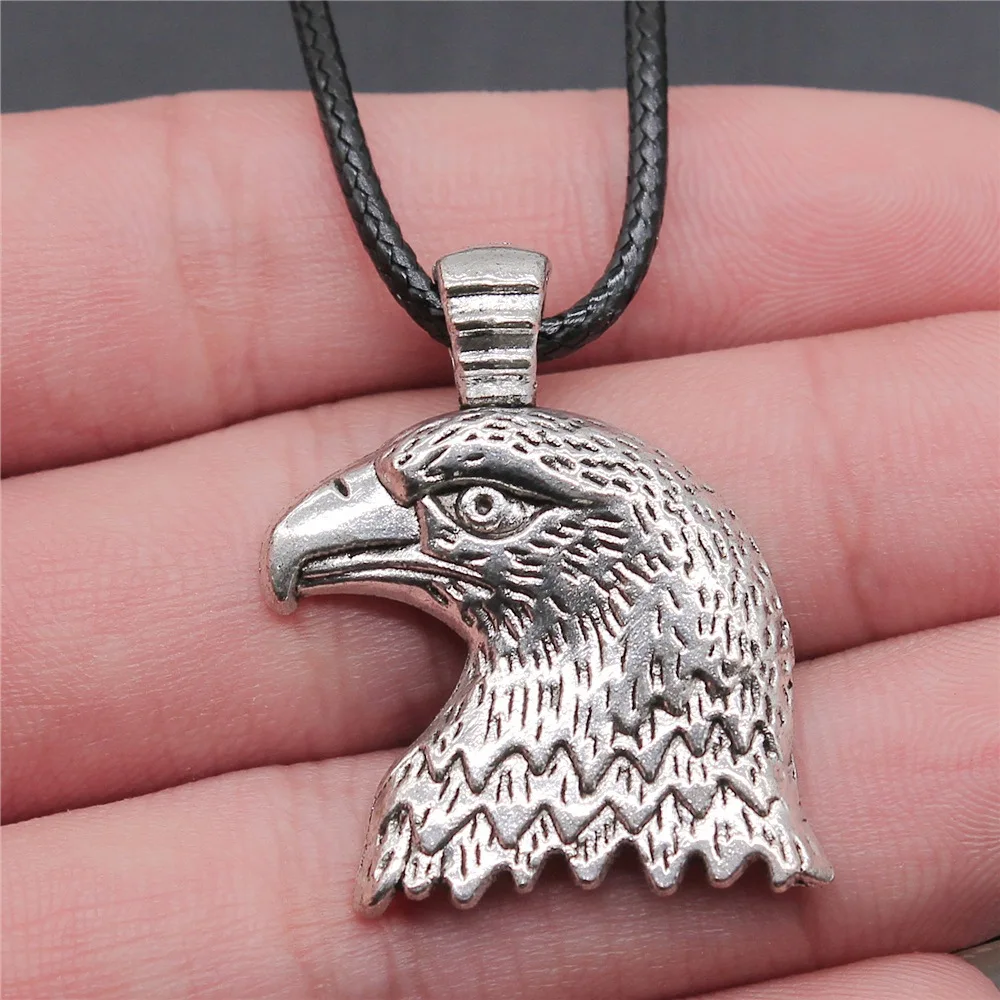 Dropshipping 2 Colors 33x29mm Eagle Pendant Faux Black Leather Rope Chain Necklace
Dropshipping 2 Colors 33x29mm Eagle Pendant Faux Black Leather Rope Chain Necklace
