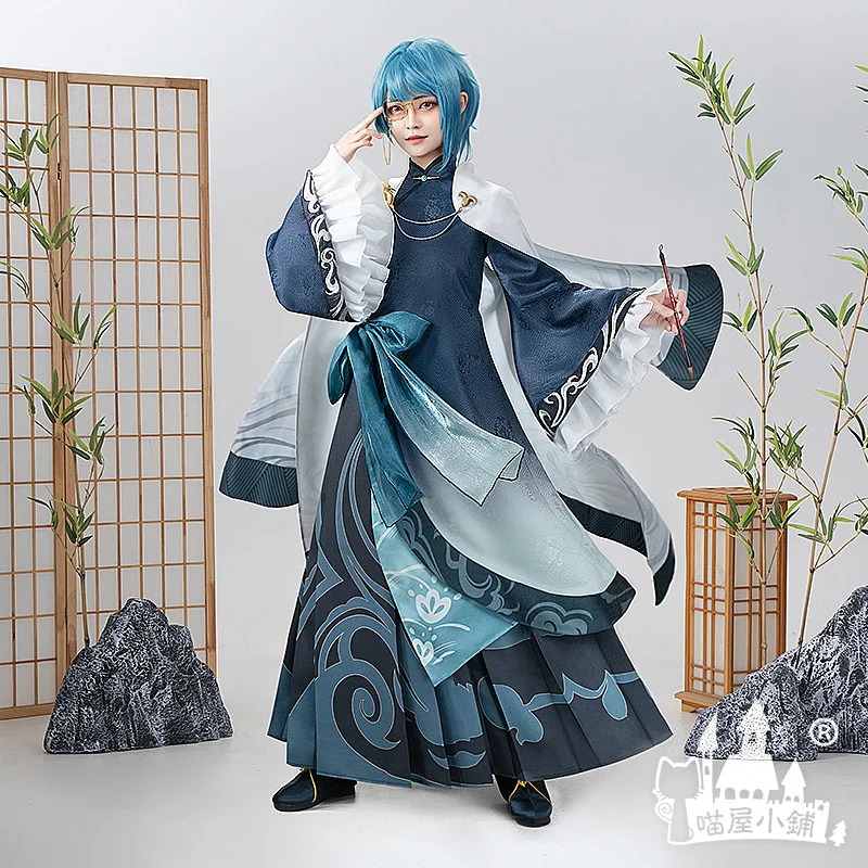 Костюм для косплея COSLEE Genshin Impact Xingqiu, костюм для косплея, униформа пять Kasen, одежда для Хэллоуина, женский костюм
Костюм для косплея COSLEE Genshin Impact Xingqiu, костюм для косплея, униформа пять Kasen, одежда для Хэллоуина, женский костюм