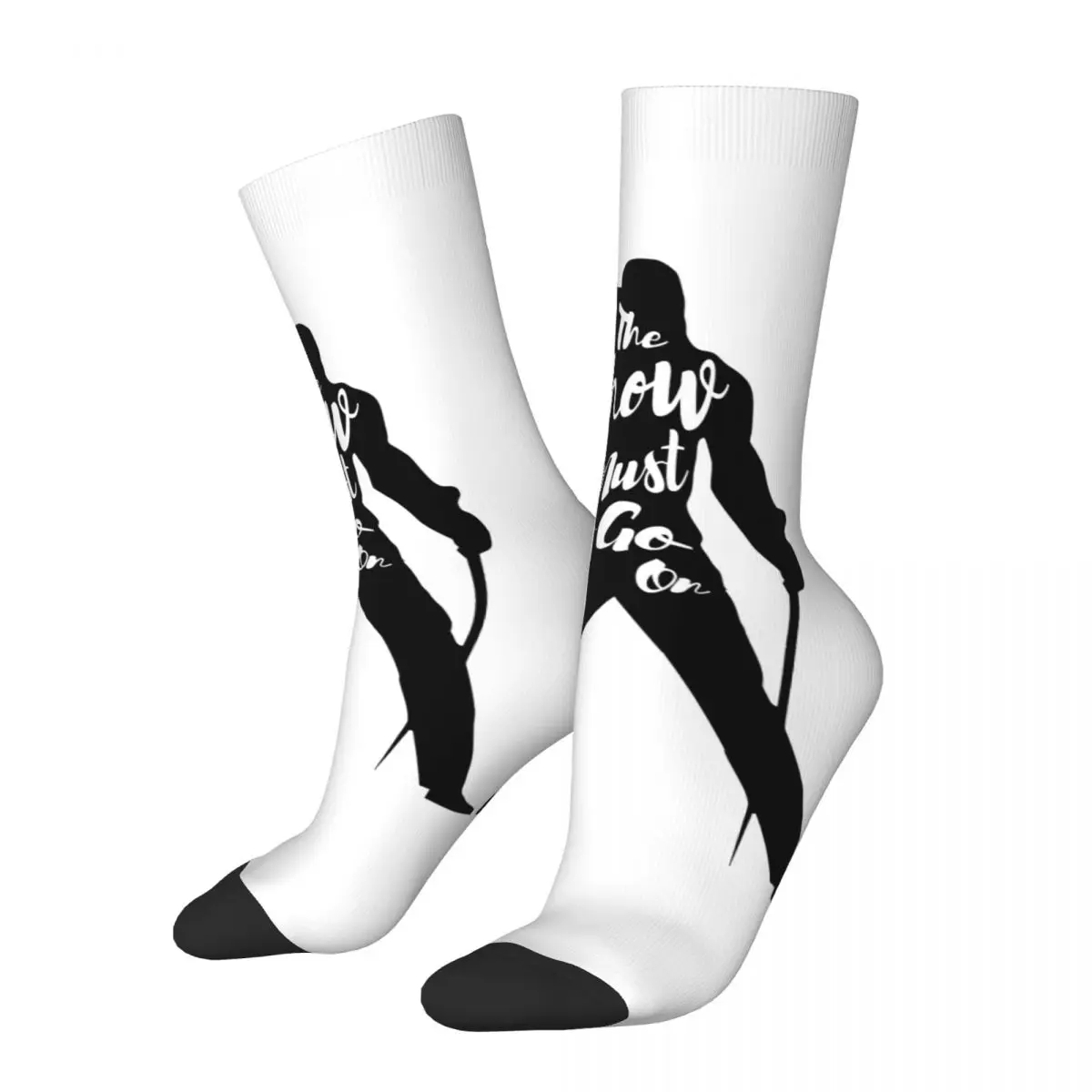 

R250 Stocking Freddie Mercury The Show Must Go On Art Pr The Best Buy Funny Novelty Casual Graphic Elastic Socks