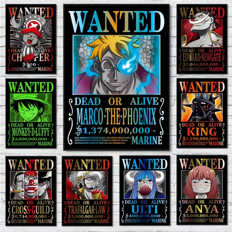 Canvas Art Walls Painting One Piece Luffy WANTED Prints Kid Action Figures Picture Gifts Modern Home Comics Pictures
Canvas Art Walls Painting One Piece Luffy WANTED Prints Kid Action Figures Picture Gifts Modern Home Comics Pictures