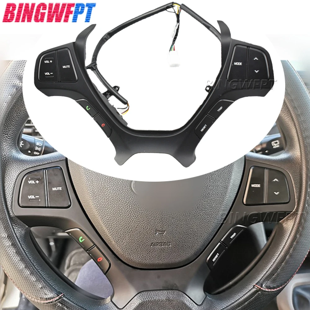 For Hyundai i10 2014 2015 2016 2017 i20 2015 2016 2017 2018 High Quality Steering Wheel Cruise Control Switches Button
For Hyundai i10 2014 2015 2016 2017 i20 2015 2016 2017 2018 High Quality Steering Wheel Cruise Control Switches Button
