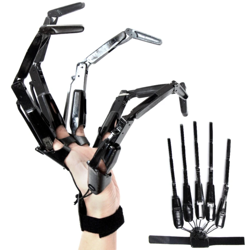 

Halloween Articulated Fingers Flexible Joint Finger Glove Fake Fingers Skeleton Hands Realistic Horror Ghost Claw Props