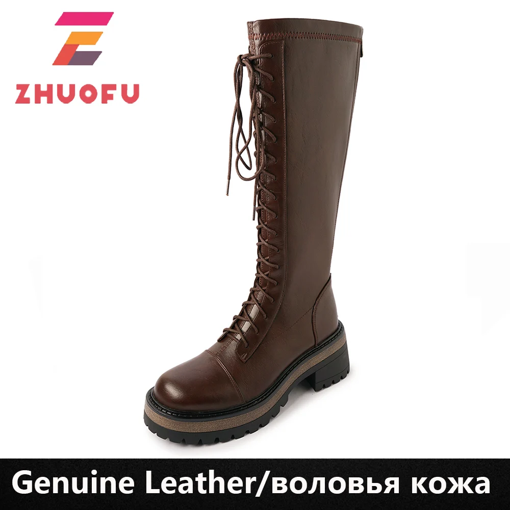 Женские осенне-зимние сапоги до колена ZHUOFU 2022 цвета хаки сапоги на плоской платформе с круглым носком популярные удобные женские длинные сапоги на массивном каблуке
Женские осенне-зимние сапоги до колена ZHUOFU 2022 цвета хаки сапоги на плоской платформе с круглым носком популярные удобные женские длинные сапоги на массивном каблуке