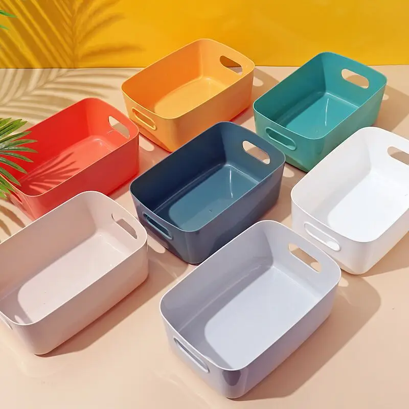 Sundry storage basket student desktop snack storage box plastic cosmetic storage box household kitchen sorting box makeup box
Sundry storage basket student desktop snack storage box plastic cosmetic storage box household kitchen sorting box makeup box