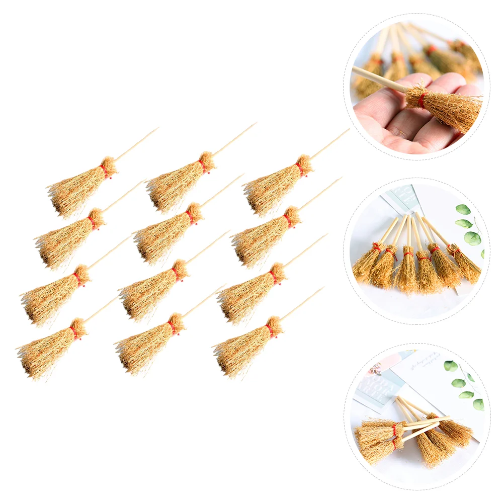 Broom Brooms Minihousefurniture Miniature Garden Micro Straw Costumelandscape Kids Witch Ornament Fairy Tiny Flying Wizard Model
Broom Brooms Minihousefurniture Miniature Garden Micro Straw Costumelandscape Kids Witch Ornament Fairy Tiny Flying Wizard Model