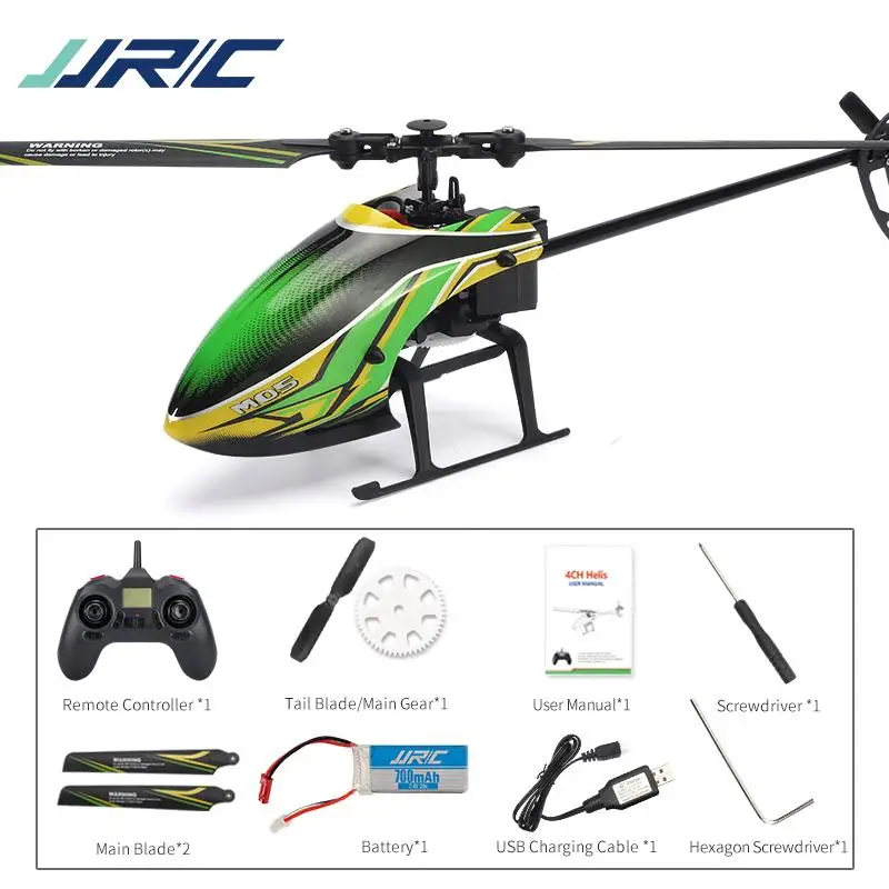 

JJRC Rc Helicopter M05 2.4g Remote Control Aircraft 4ch 6-aixs Gyro Anti-collision Alttitude Hold Toy Plane Drone Rtf Vs V911s