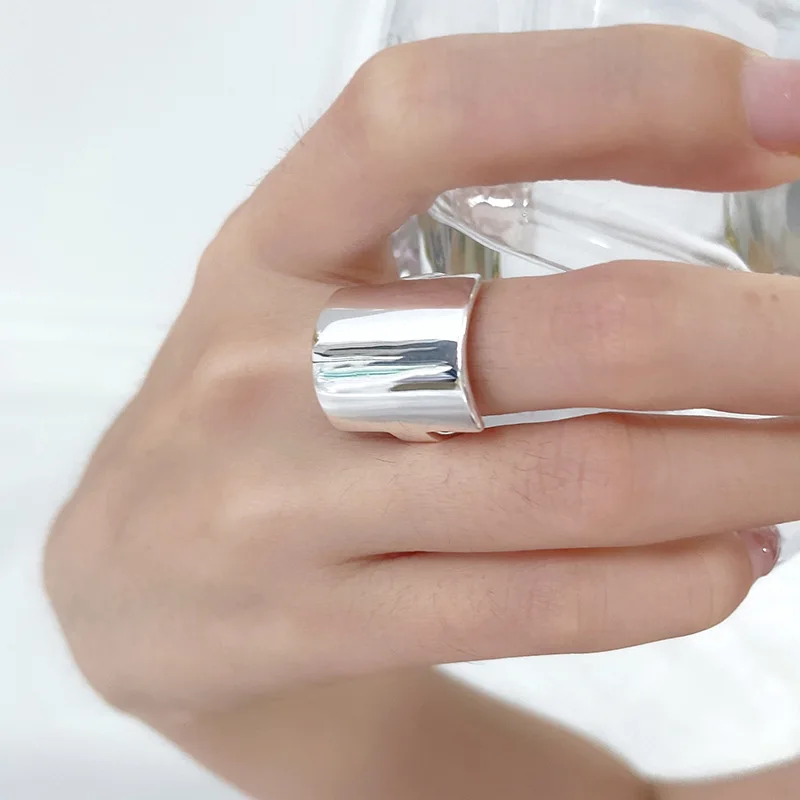 Real 925 Sterling Silver Personality Square Wide Adjustable Retro Ring Fine Jewelry For Women Party Elegant Accessories
Real 925 Sterling Silver Personality Square Wide Adjustable Retro Ring Fine Jewelry For Women Party Elegant Accessories