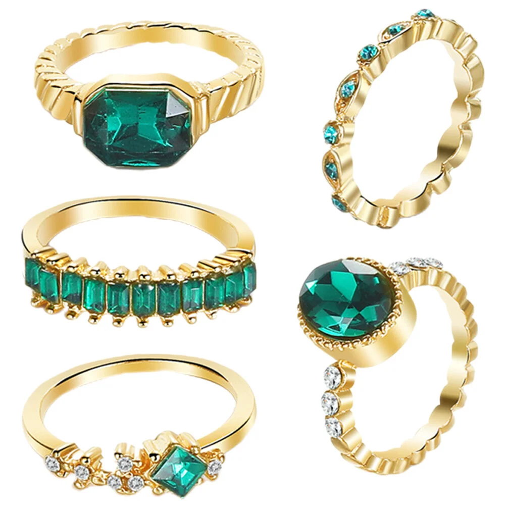 5 Pcs Rhinestone Ring Finger Rings Women Stackable Midi Rhinestones 1.81x1.81cm Jewelry Crystal
5 Pcs Rhinestone Ring Finger Rings Women Stackable Midi Rhinestones 1.81x1.81cm Jewelry Crystal