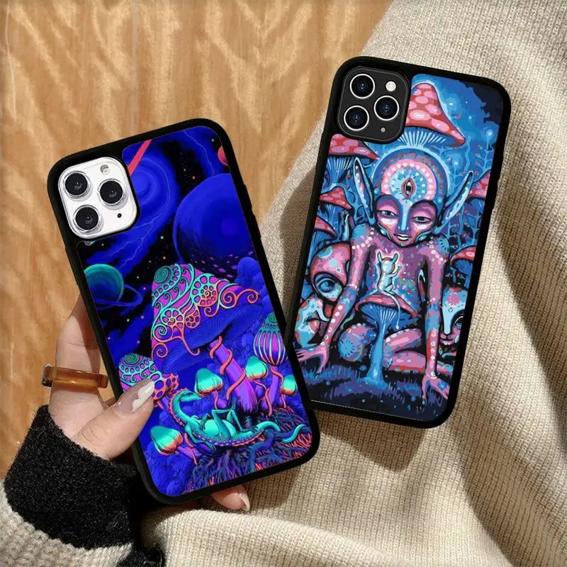 Weird Trippy Mushroom Psychedelic Art Phone Case Silicone PC+TPU Case for iPhone 11 12 13 Pro Max 8 7 6 Plus X SE XR Hard Fundas
Weird Trippy Mushroom Psychedelic Art Phone Case Silicone PC+TPU Case for iPhone 11 12 13 Pro Max 8 7 6 Plus X SE XR Hard Fundas