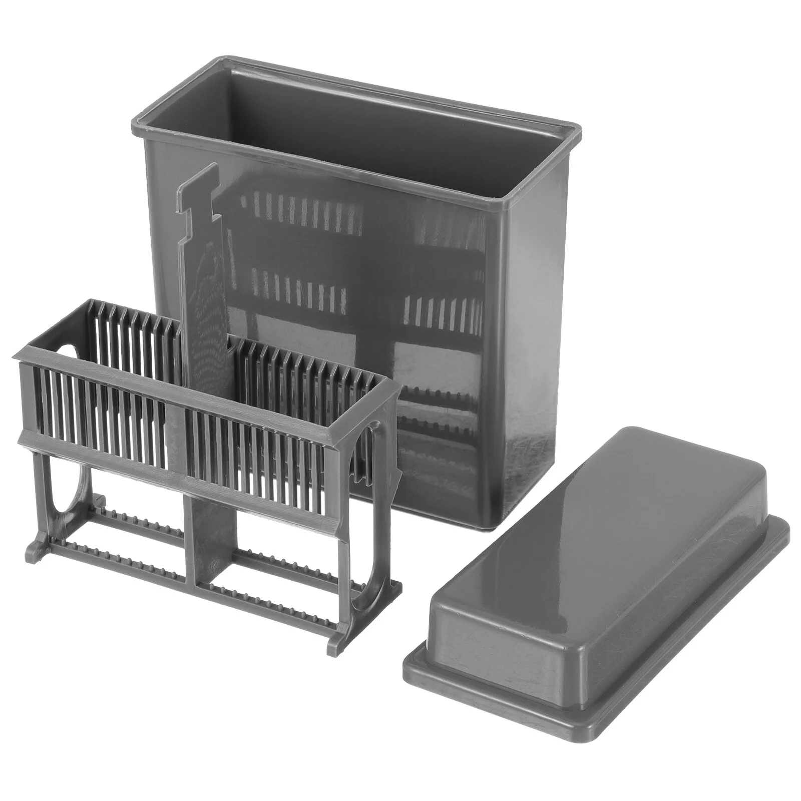1 Set Slides Staining Rack Microscope Slides Staining Jar Slides Storage Rack for Laboratory
1 Set Slides Staining Rack Microscope Slides Staining Jar Slides Storage Rack for Laboratory