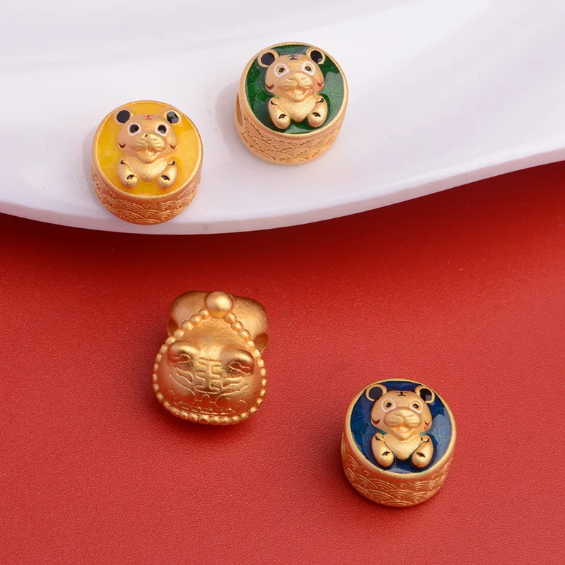2pcs/lot Cartoon Chinese Zodiac tiger Charm smooth auspicious enamel Beads Fit Bracelet Necklace Jewelry Making DIY Gift
2pcs/lot Cartoon Chinese Zodiac tiger Charm smooth auspicious enamel Beads Fit Bracelet Necklace Jewelry Making DIY Gift
