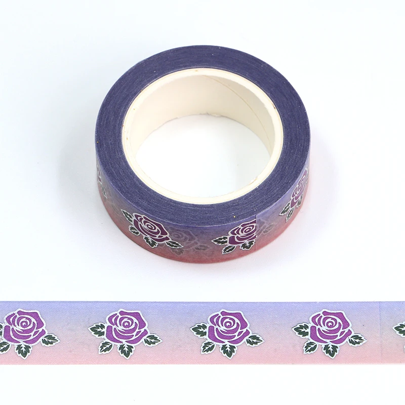 2022 New 1PC 15mm*10m Decorative Valentine Silver Foil Rose Washi Tape Scrapbooking Masking Tape Office mask washi tape
2022 New 1PC 15mm*10m Decorative Valentine Silver Foil Rose Washi Tape Scrapbooking Masking Tape Office mask washi tape