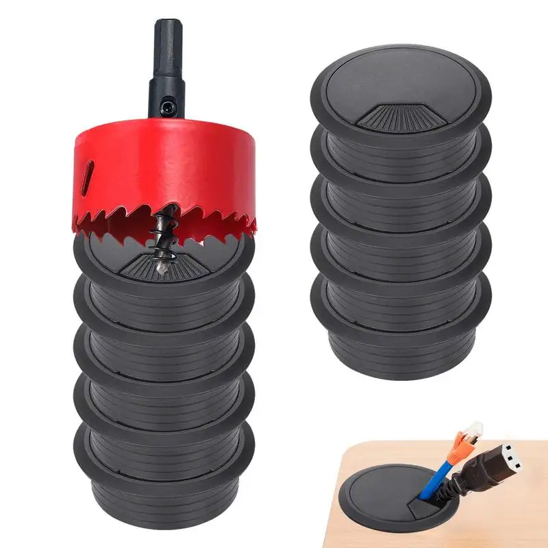 10 шт., Набор круглых втулок для кабеля компьютера
10 шт., Набор круглых втулок для кабеля компьютера